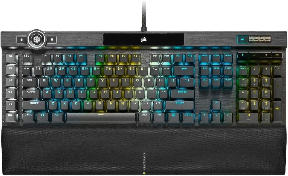 Corsair K100 RGB Optical-Mechanical Wired Gaming Keyboard - OPX Switches