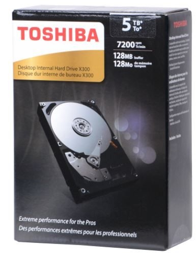 Toshiba 5TB 7200RPM SATA III 6Gb/s 3.5 HDD