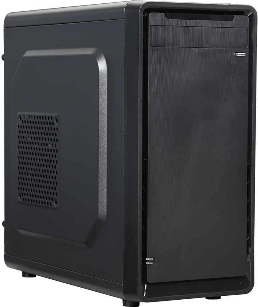 ROSEWILL Micro ATX Mini Tower Computer Case, Steel and plastic computer case with 1x 80mm rear fan, Top I/O ports: 1x USB3.0, 2x USB 2.0 and Audio In/