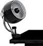  Vornado Pivot3C Compact Air Circulator Clip On Fan with Multi-Surface Mount - Black