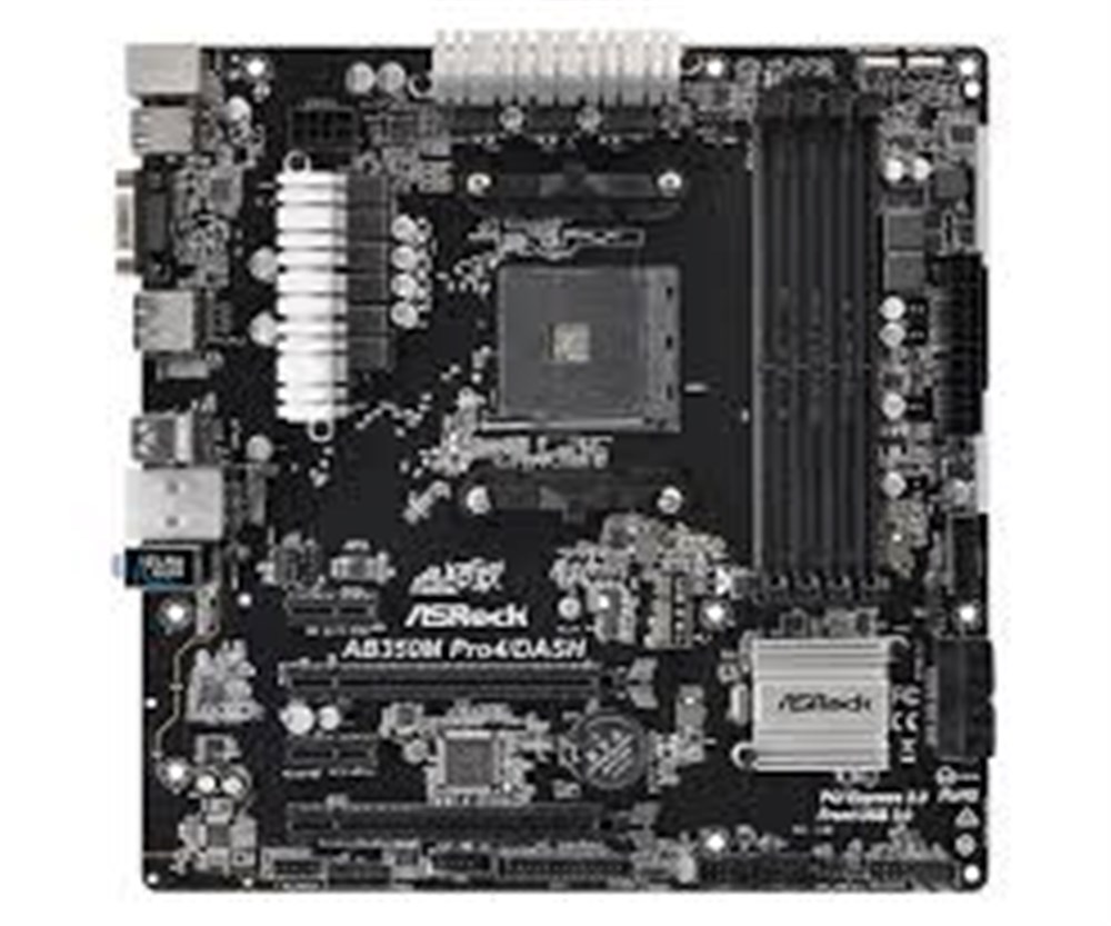 ASRock AB350M Pro4 Micro ATX AM4 Motherboard ASRock AB350M Pro4 Micro ATX AM4 Motherboard