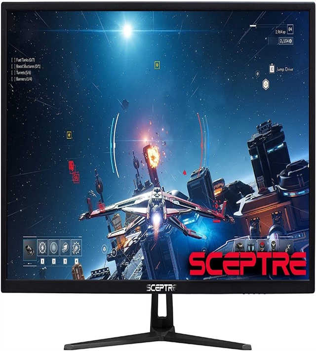  Sceptre 32" QHD 1440P 2560x1440 LED Monitor HDMI DisplayPort Up to 85Hz Build-in Speakers Blue Light Shift, Machine Black 2020 (E325W-2560AD)