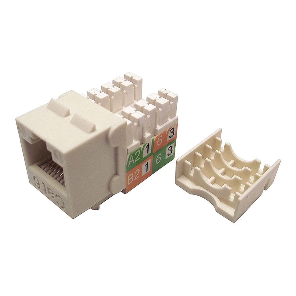 Shaxon CAT5e RJ45/110 Keystone Jack Ivory Single Pack