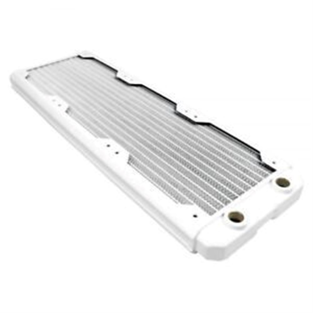 Black Ice Nemesis 360GTS® Ultra Stealth U-Flow Low Profile Radiator - White