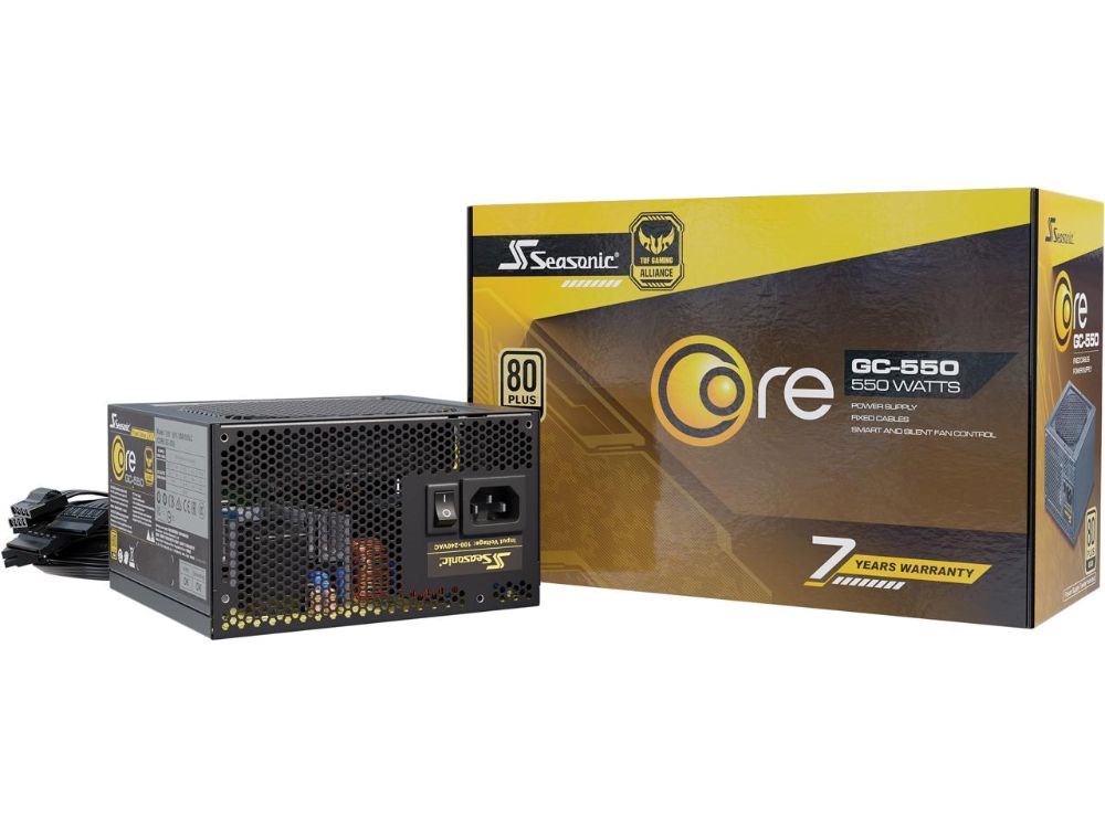 Seasonic CORE GC-550, 550W 80+ Gold, SSR-550LC