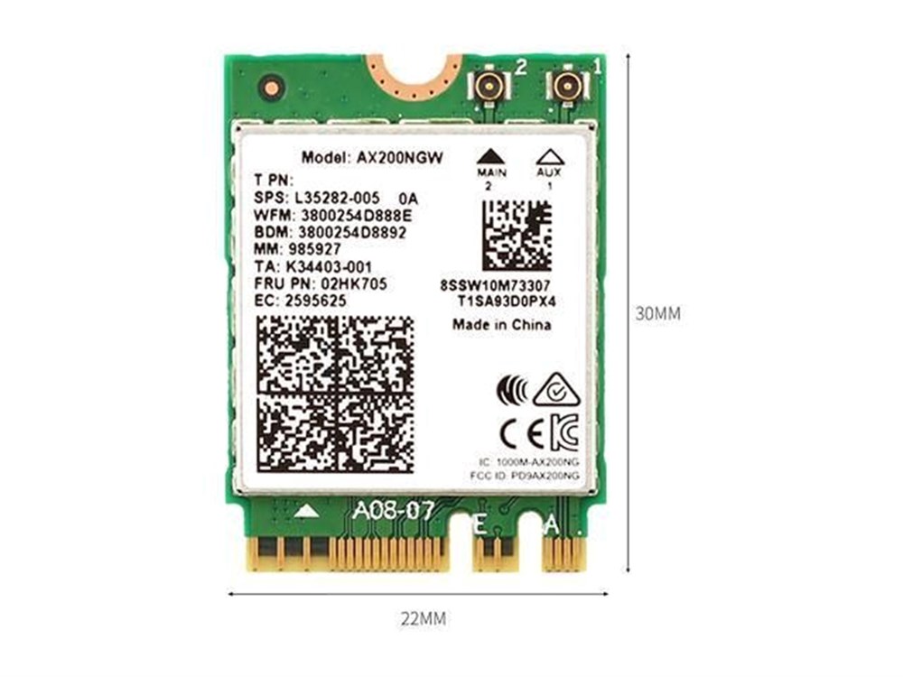  Intel AX210 Wifi Card m.2