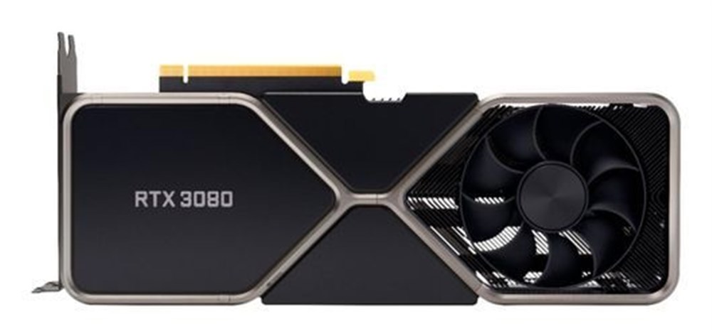 NVIDIA GeForce RTX 3080 10GB GDDR6X PCI Express 4.0 Graphics Card - Titanium and Black