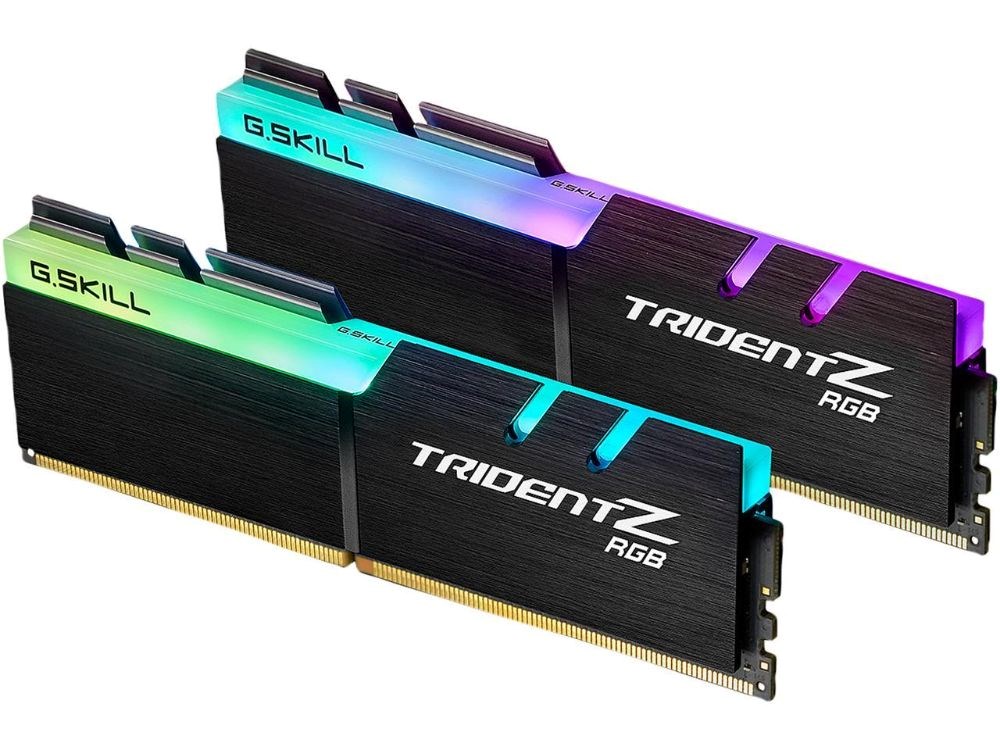  G.SKILL TridentZ RGB Series 32GB (2 x 16GB) DDR4-4000 PC4-32000 CL16 Memory Kit F4-4000C16D-32GTZR