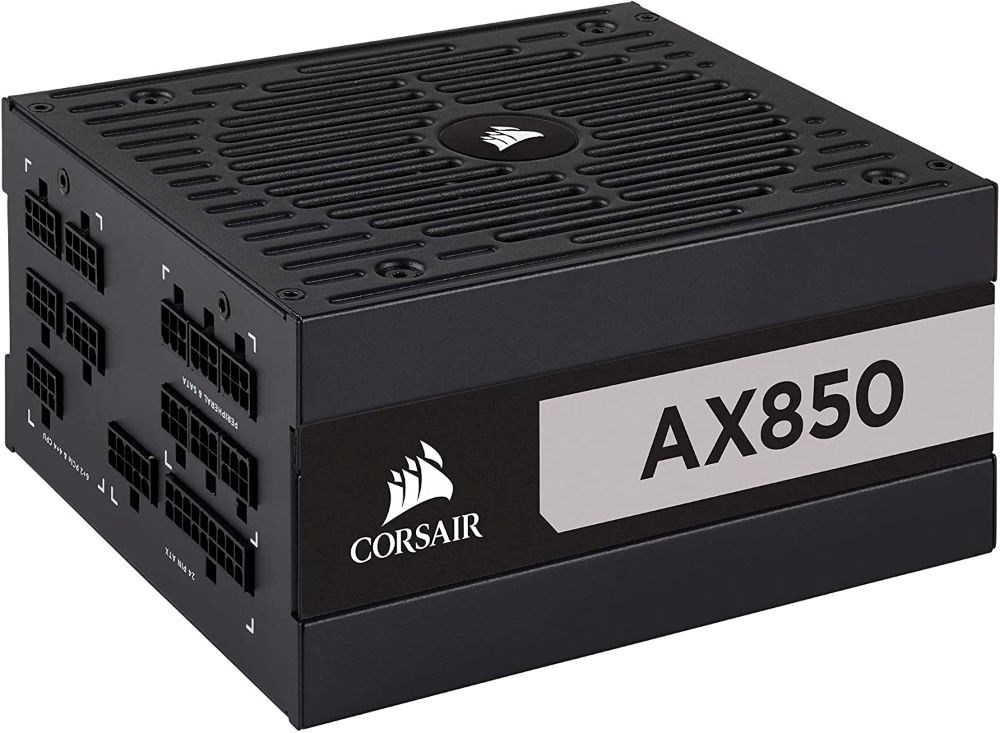 Corsair AX Series, AX850, 850 Watt, 80+ Titanium Certified, Fully Modular Power Supply