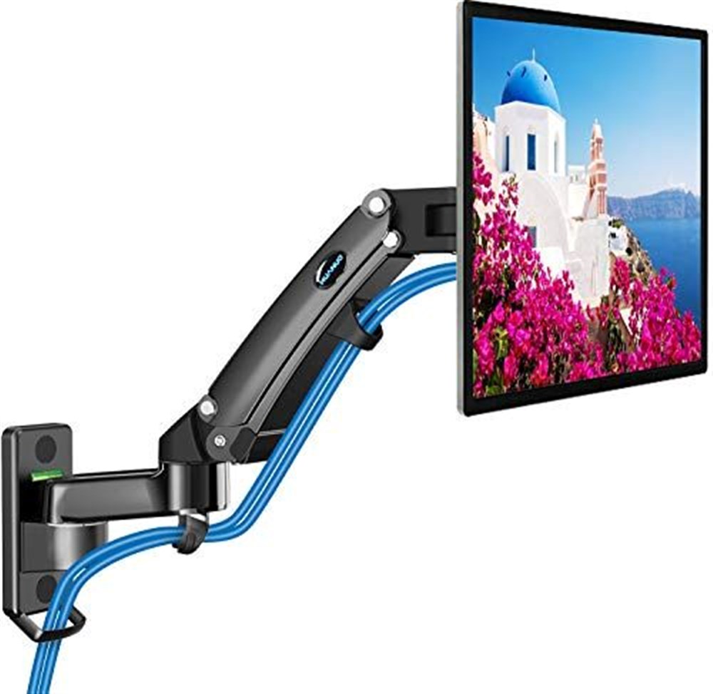Monitor Wall Mount - Gas Spring Arm Wall-Mounted Stand