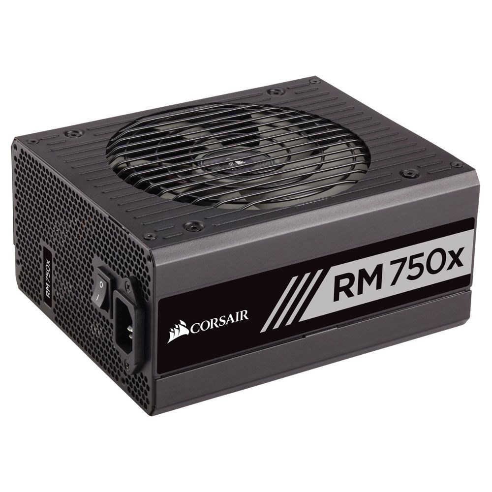 Corsair Power Supply RM750x 750 Watt 80 Plus Gold ATX Fully Modular Power Supply 2018