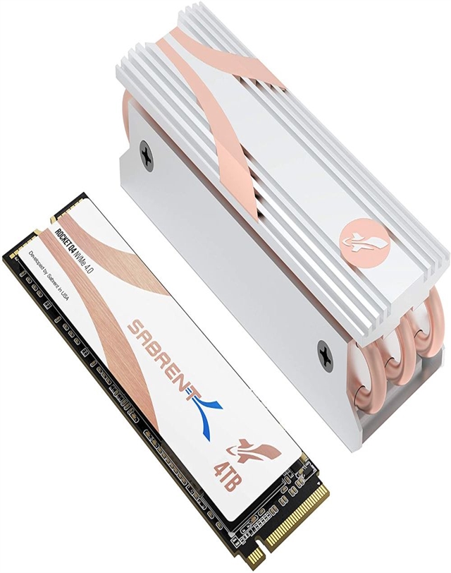 +Sabrent 4TB Rocket Q4 NVMe PCIe 4.0 M.2 2280 Internal SSD