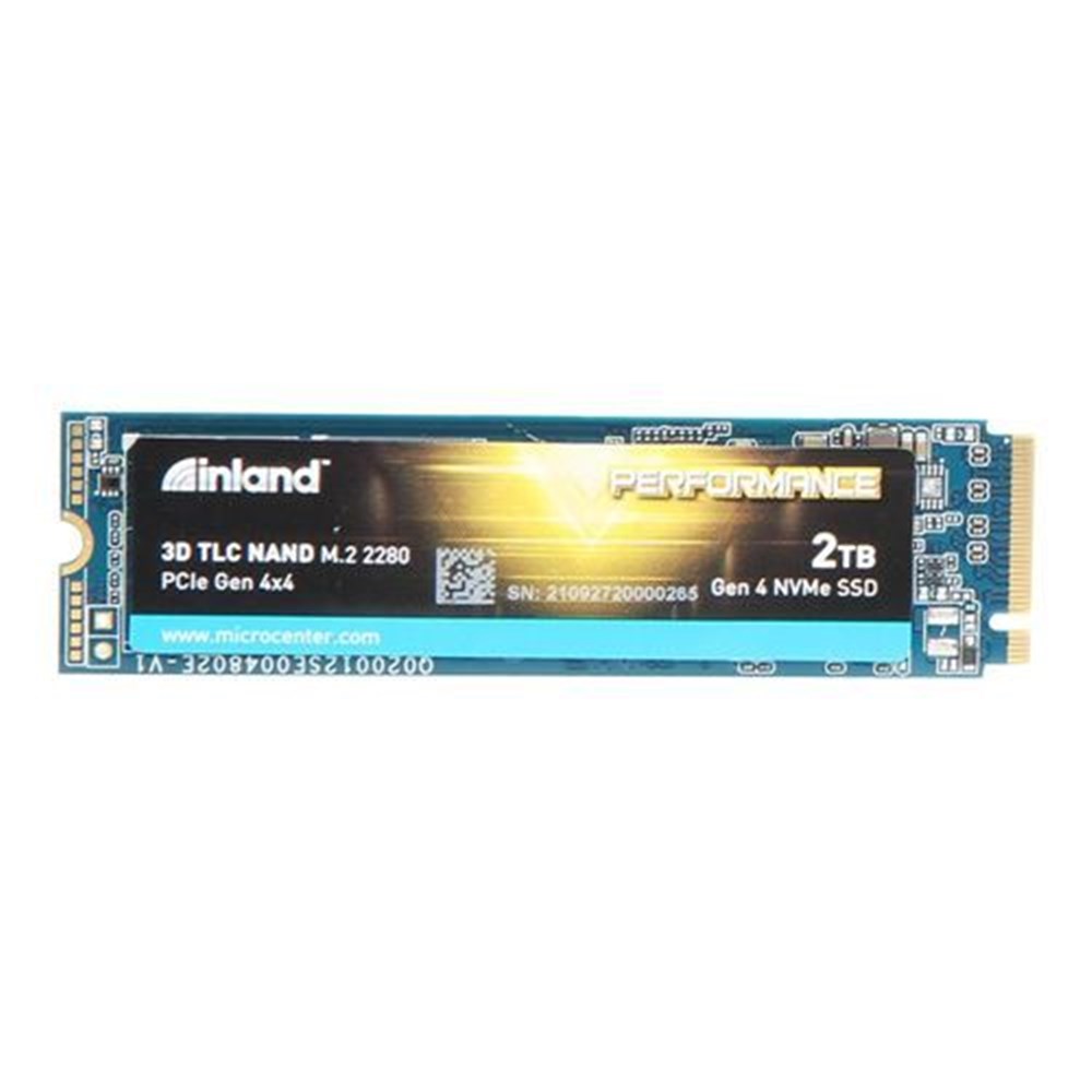 Inland Performance 2TB 3D TLC NAND PCIe Gen 4 x4 NVMe M.2 Internal SSD