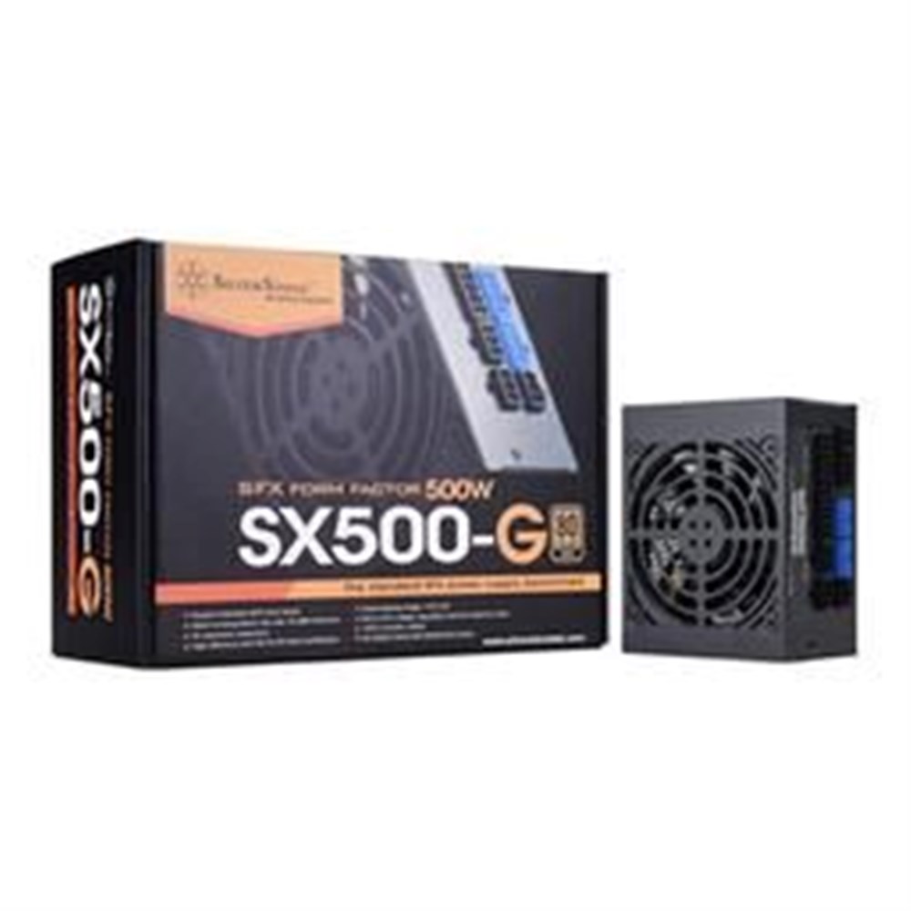  Silverstone SX500-G 500 W 80+ Gold Certified Fully Modular SFX Power Supply