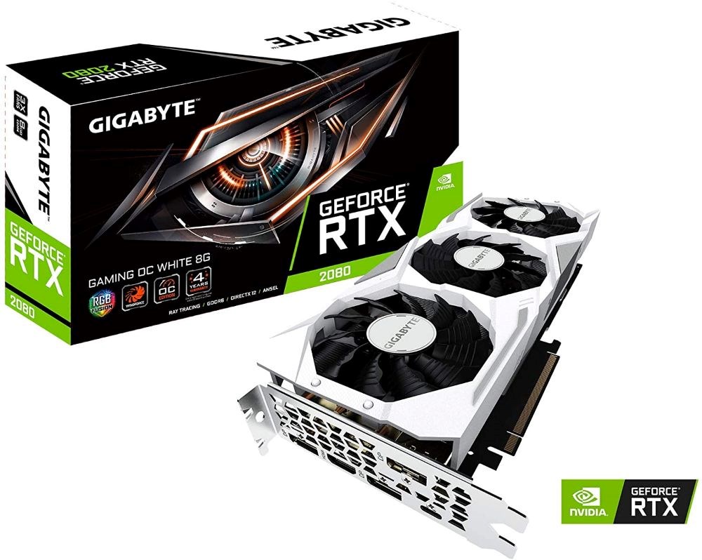  Gigabyte GeForce RTX 2080 Gaming OC WHITE