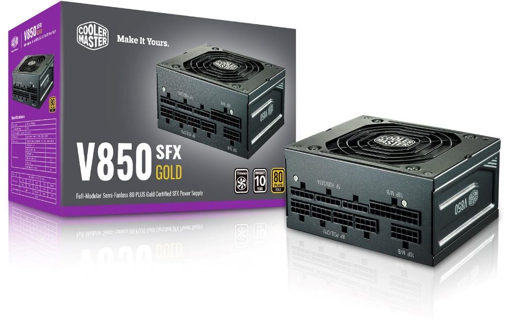 Cooler Master V850 SFX GOLD 850 W 80+ Gold Certified Fully Modular SFX Power Supply