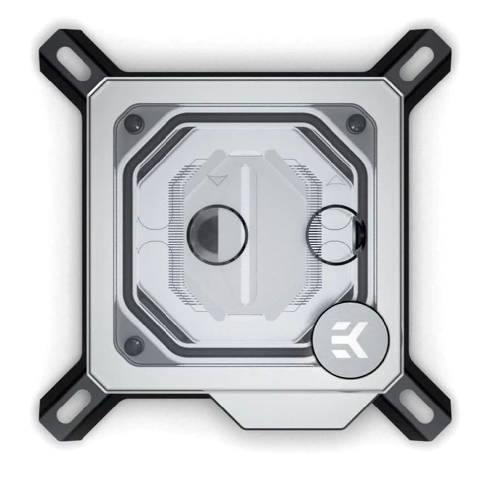 EKWB EK-Quantum Velocity CPU Water Block, Intel CPU, Digital RGB, Nickel/Plexi