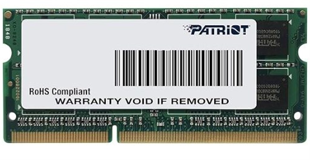 Patriot Memory 1.35V 8GB DDR3 1600MHz PC3-12800 CL11 SODIMM Memory PSD38G1600L2S