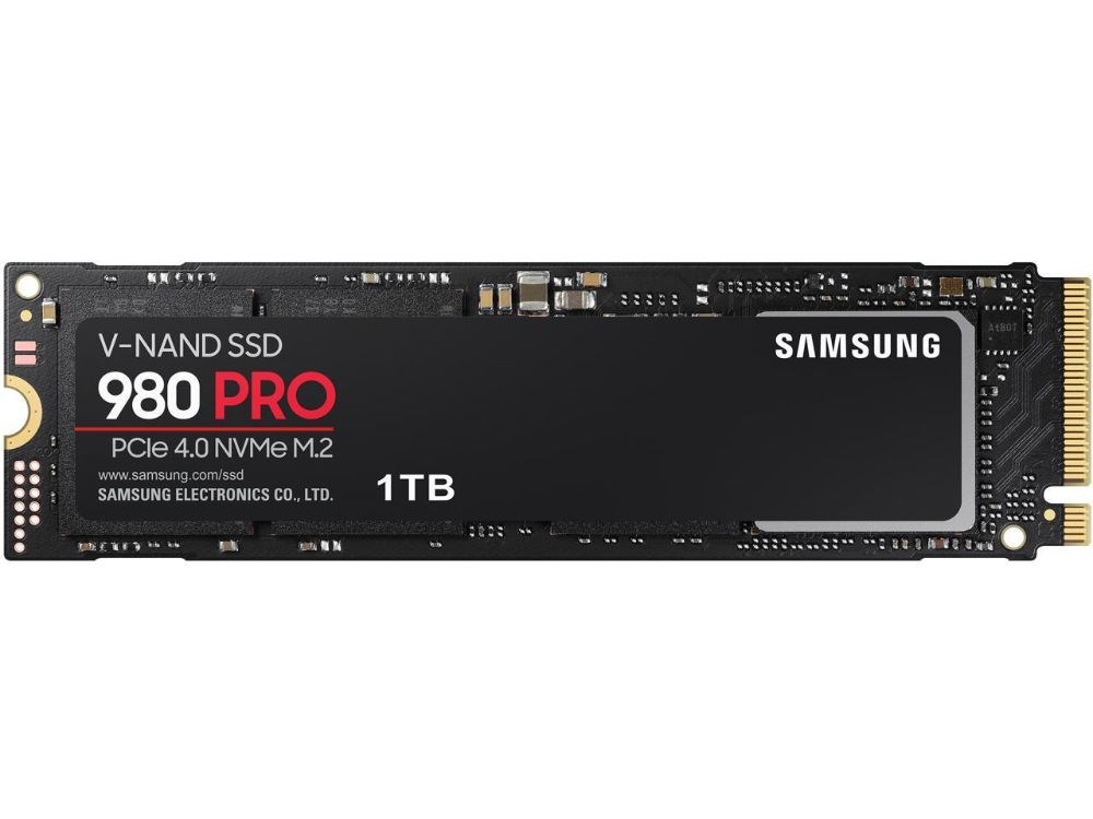  SAMSUNG 980 PRO M.2 2280 1TB PCI-Express Gen 4.0 x4, NVMe 1.3 Samsung V-NAND Internal Solid State Drive