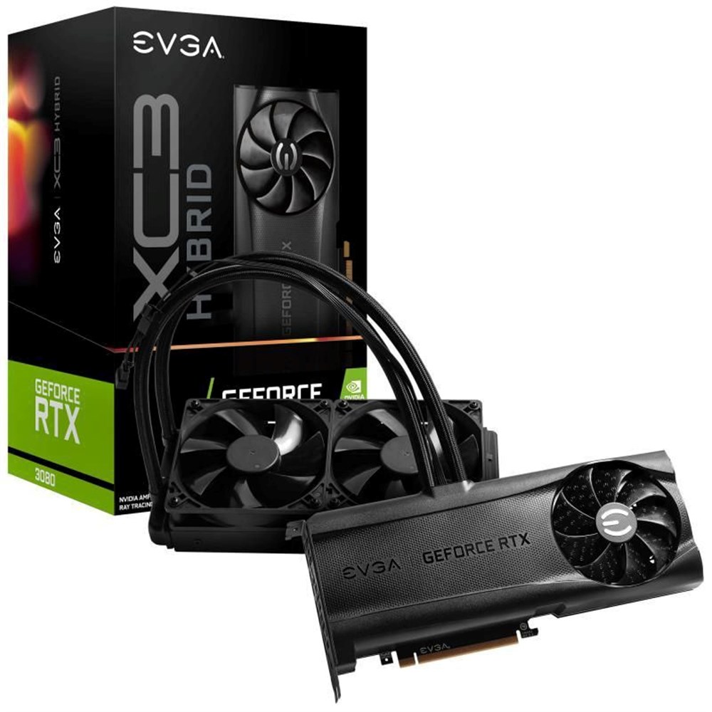 EVGA XC3 ULTRA HYBRID GAMING GeForce RTX 3080 10GB 10 GB Video Card
