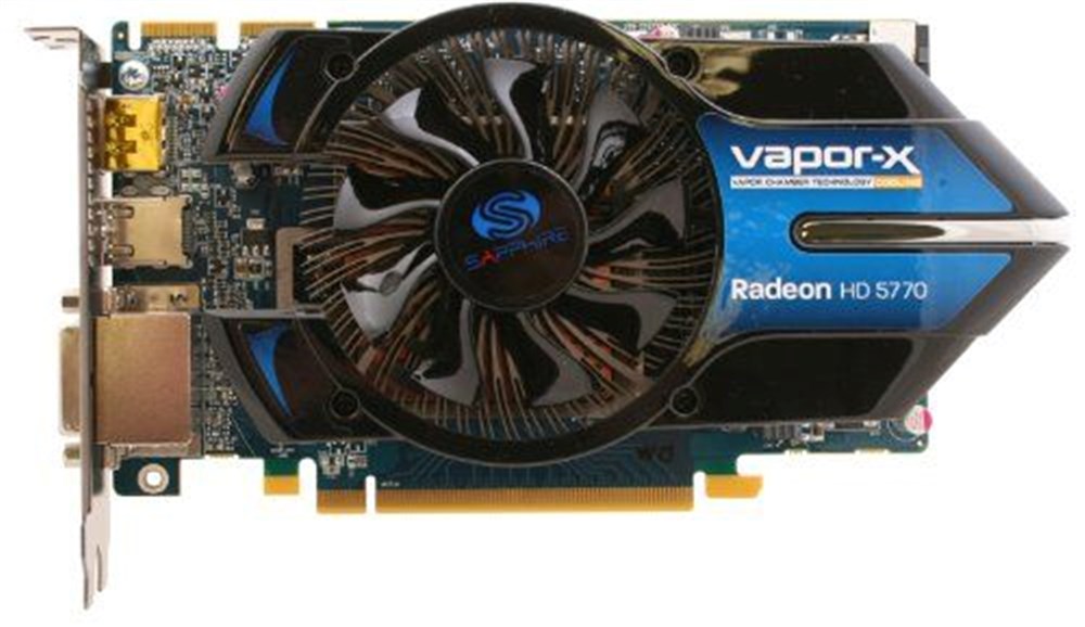  Sapphire Radeon HD 5770 1 GB Video Card