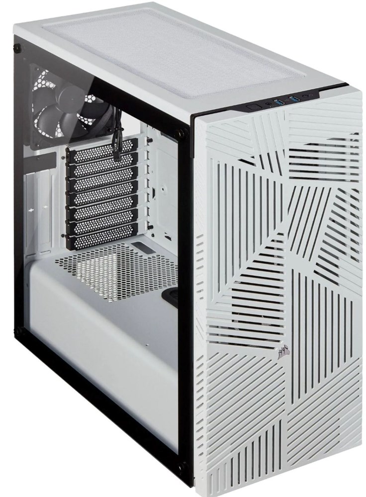 Corsair 275R Airflow Tempered Glass Mid-Tower Gaming Case - White