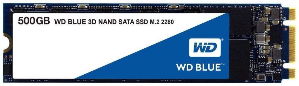  Western Digital 500GB WD Blue 3D NAND Internal PC SSD - SATA III 6 Gb/s