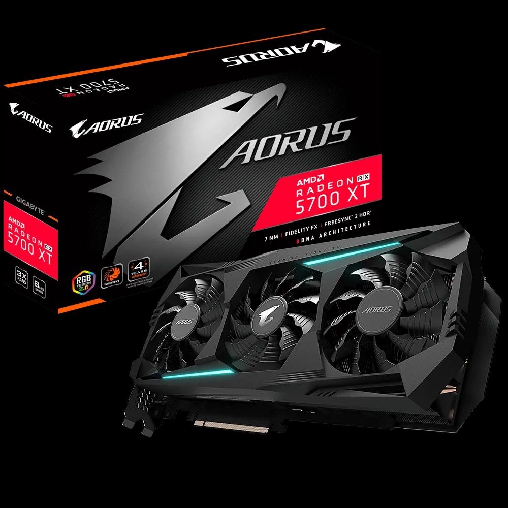 Gigabyte Aorus Radeon RX 5700 XT 8gb gaming oc video card