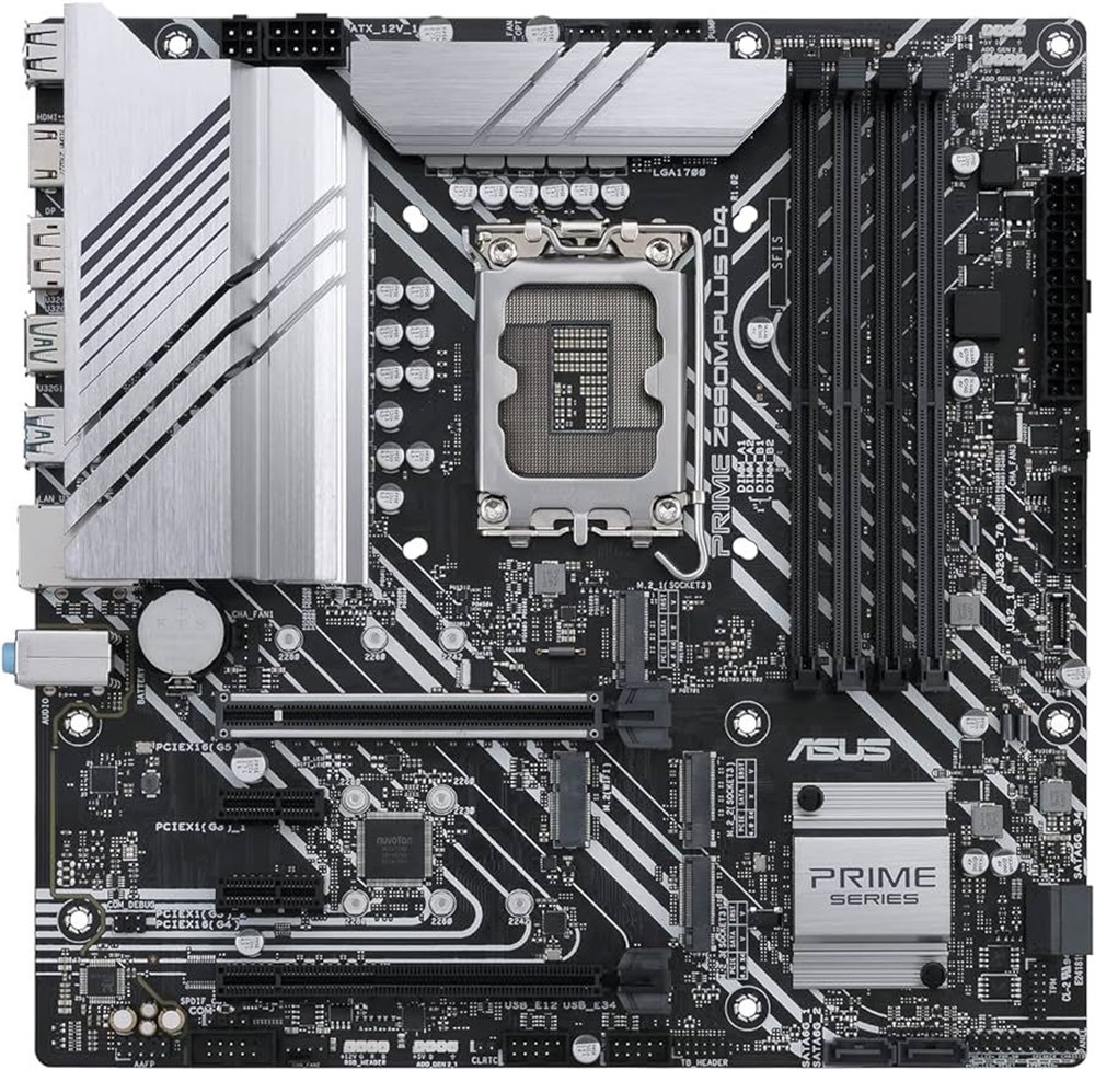  ASUS PRIME Z690M-PLUS D4 Motherboard