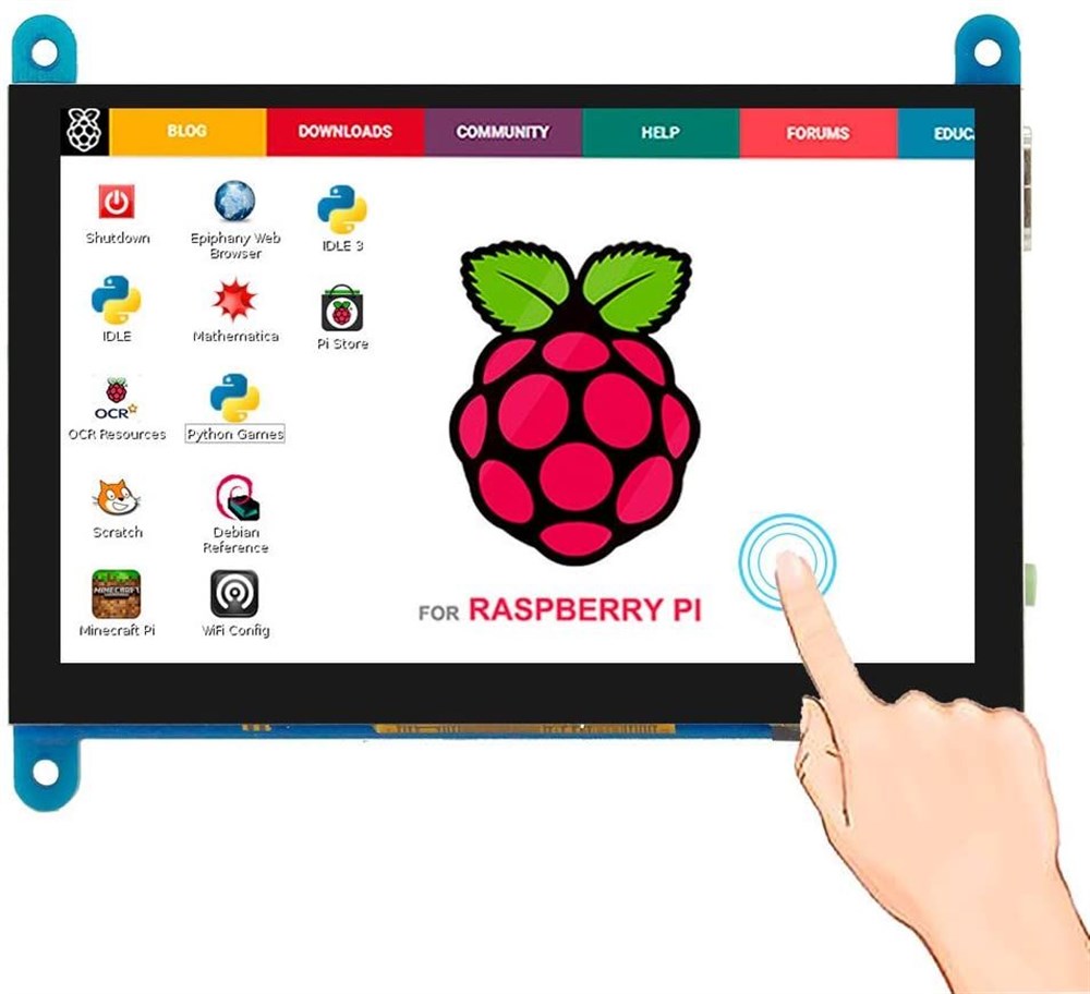 ELECROW Raspberry Pi Touchscreen Monitor 5 inch HDMI Screen Display