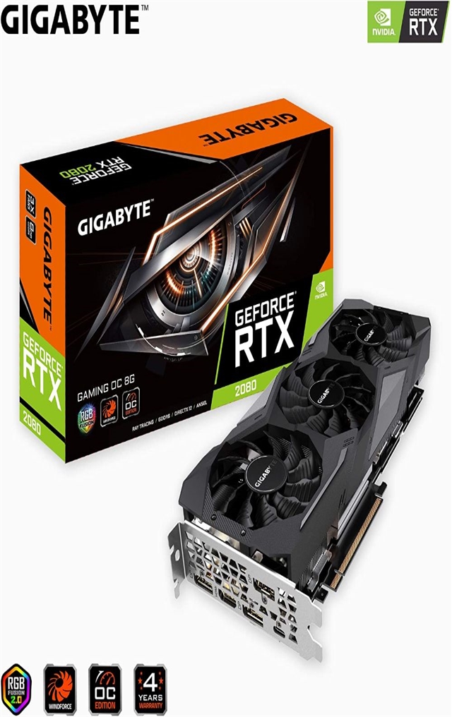  GIGABYTE GeForce RTX 2080 Gaming OC 8GB
