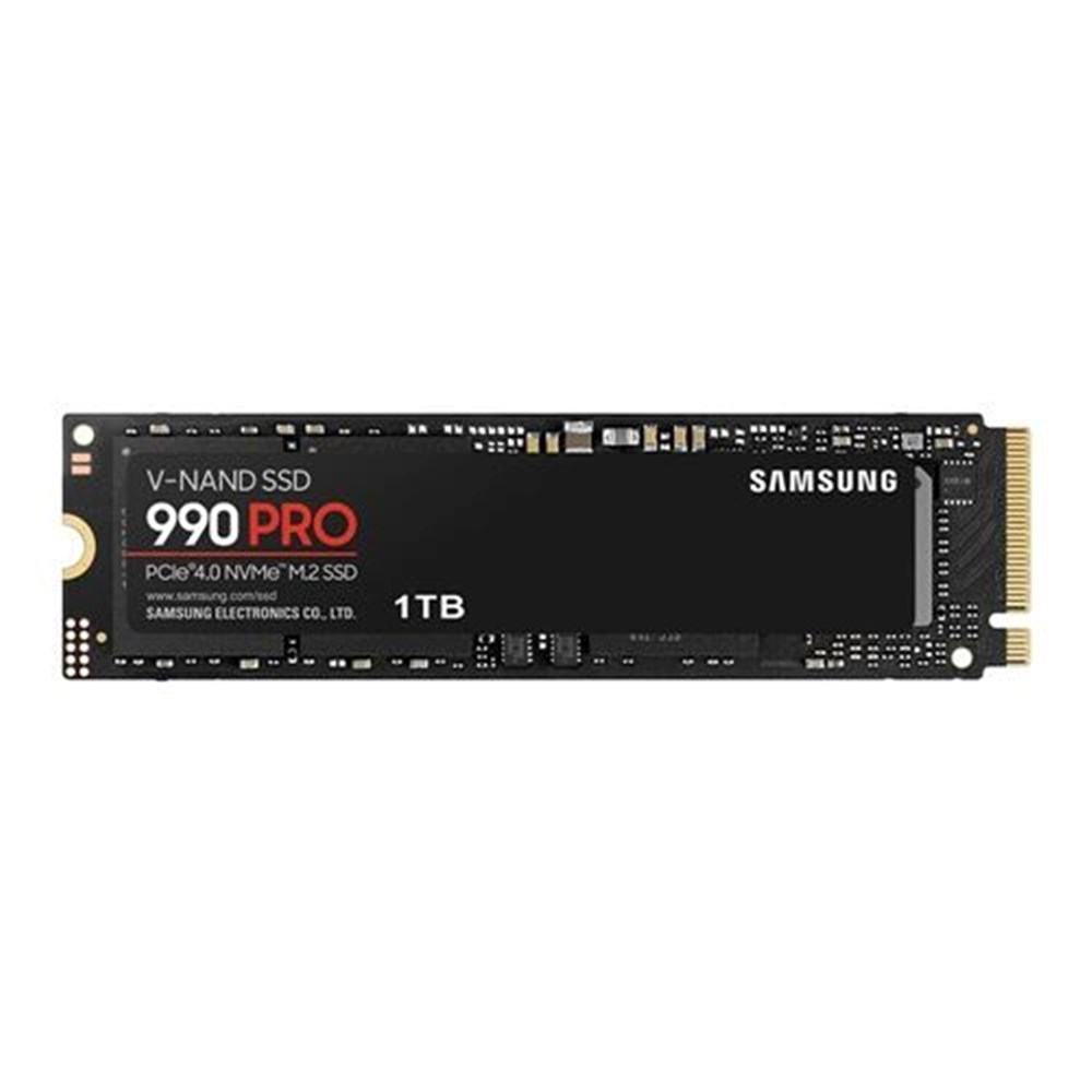 Samsung 990 PRO 1TB Samsung V NAND 3-bit MLC PCIe Gen 4 x4 NVMe M.2 Internal SSD