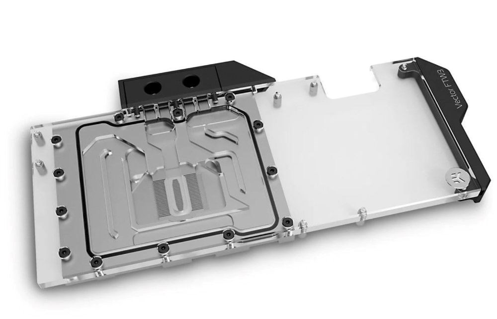 EKWB EK-Quantum Vector FTW3 RTX 3070 Ti GPU Water Block, D-RGB, Nickel/Plexi