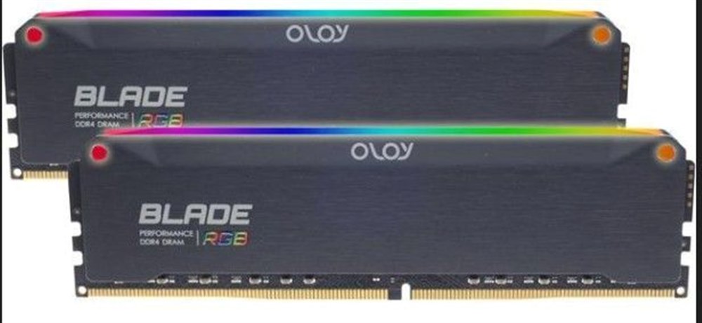 OLOy Blade RGB 32GB (2 x 16GB) 288-Pin PC RAM DDR4 3200 (PC4 25600) Desktop Memory Model ND4U1632162BRKDE