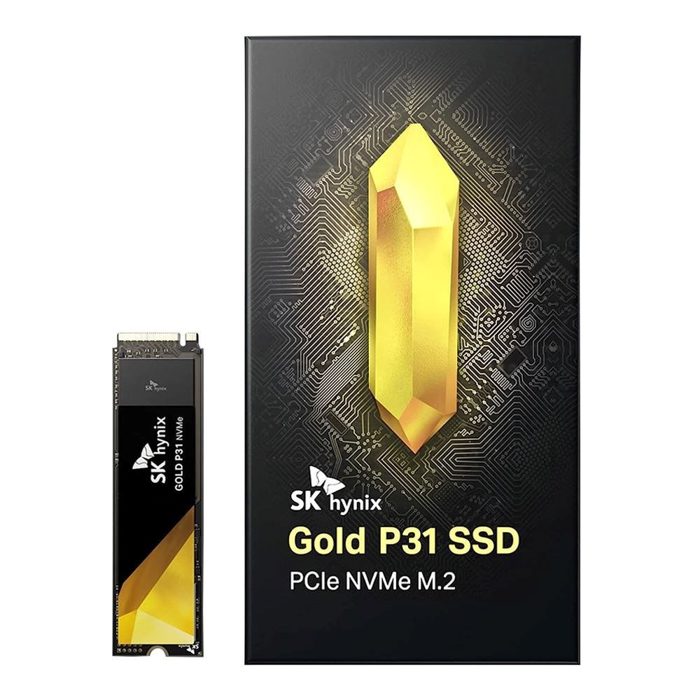SK Hynix Gold P31 2TB 128L 3D TLC NAND Flash PCIe Gen 3 x4 NVMe M.2 Internal SSD