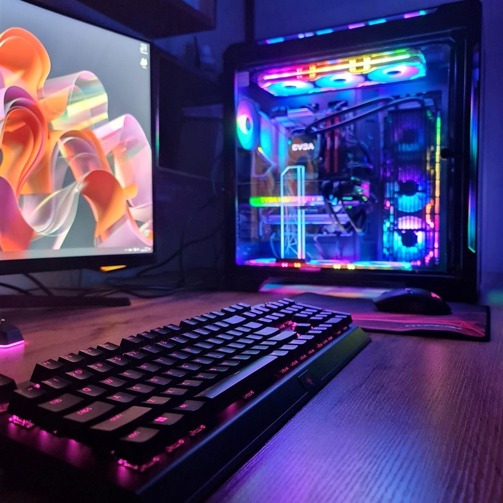 My Rainbow powered PC! - Micro Center Build