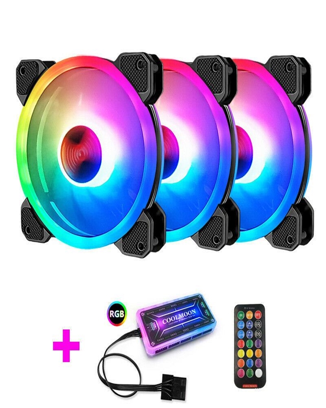 CoolMoon 120mm RGB case fans