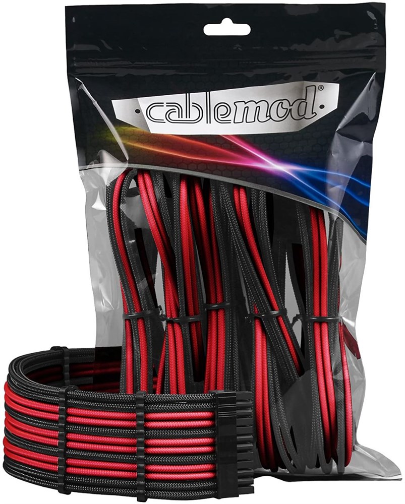 CableMod PRO ModMesh Cable Extension Kit - Black/RED