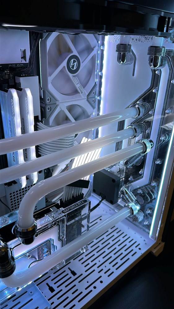 custom loop - Micro Center Build