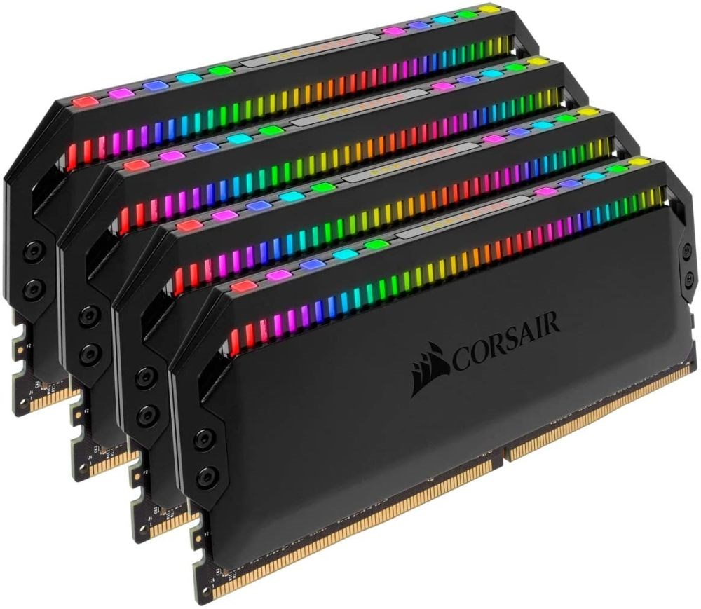 Corsair DOMINATOR® PLATINUM RGB 32GB (4 x 8GB) DDR4 DRAM 3200MHz C14 Memory Kit