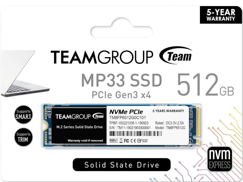 Teamgroup MP33 SSD 512GB