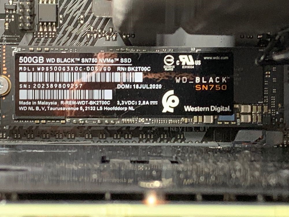  WD BLACK SN750 NVMe SSD