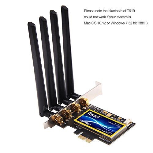  fenvi FV-T919 PCIe x1 802.11a/b/g/n/ac Wi-Fi Adapter