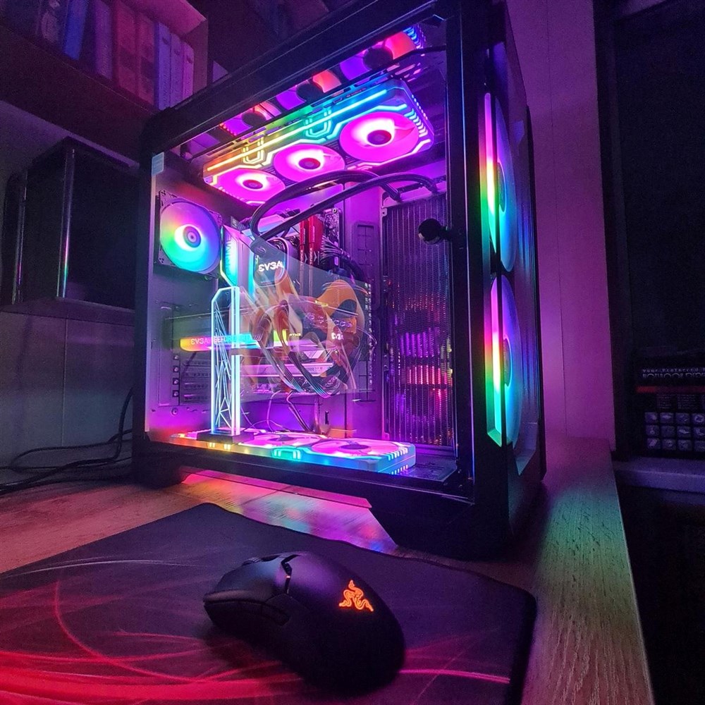 My Rainbow powered PC! - Micro Center Build