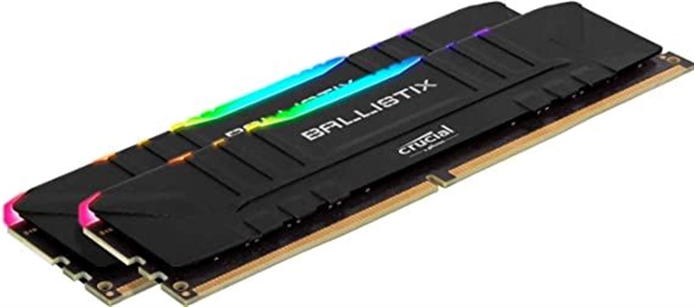 Crucial Ballistix RGB 3600 MHz DDR4 DRAM Desktop Gaming Memory Kit 16GB (8GBx2) CL16 BL2K8G36C16U4BL (Black)