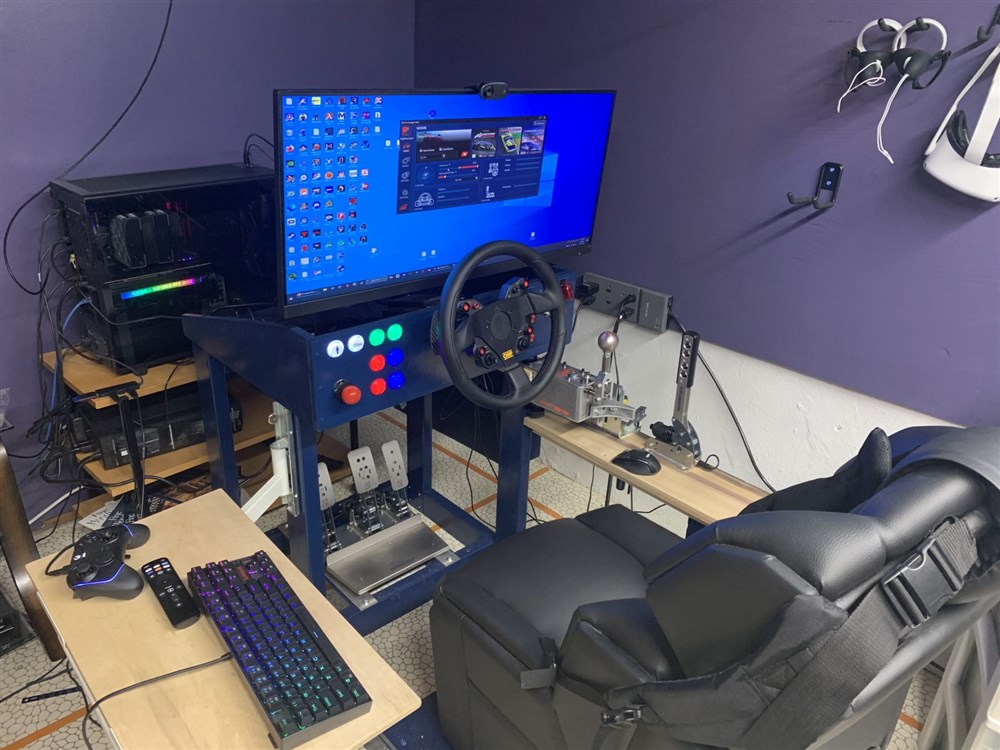 VR Sim Racing Rig Micro Center Build