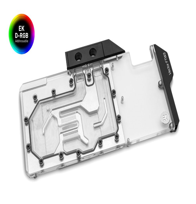 EKWB EK-Vector RTX 2080 TI RGB-Nickel - Plexi