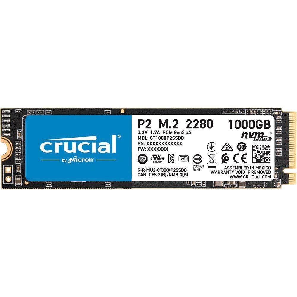 Crucial P1 1TB 3D NAND NVMe PCIe M.2 SSD