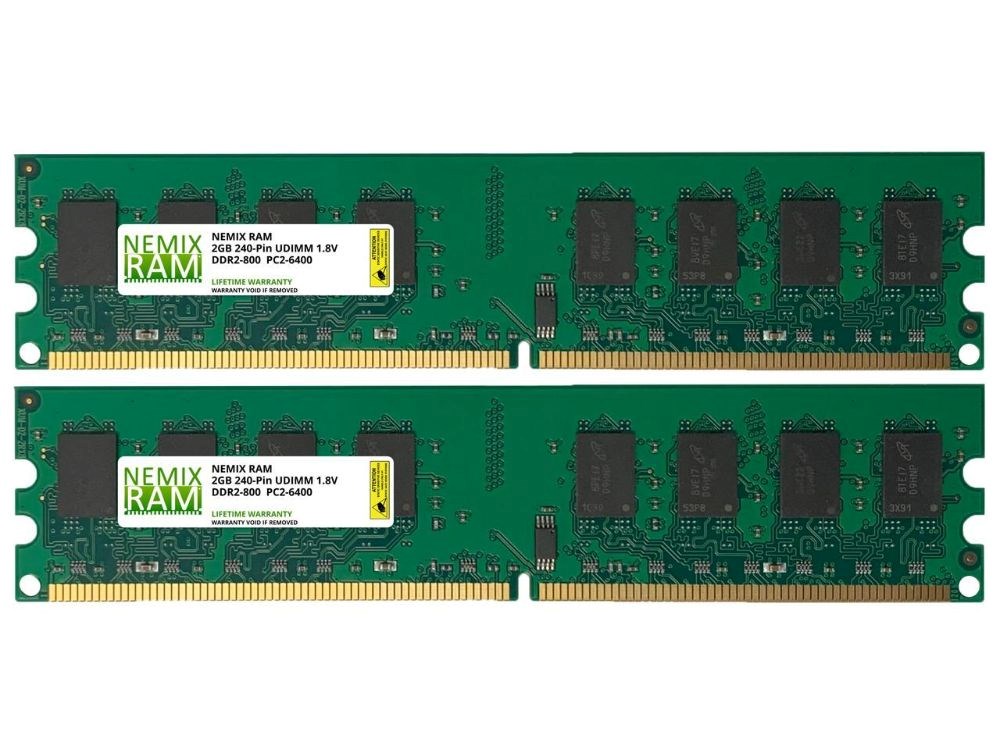  2x4 GB DDR2 667 MHz