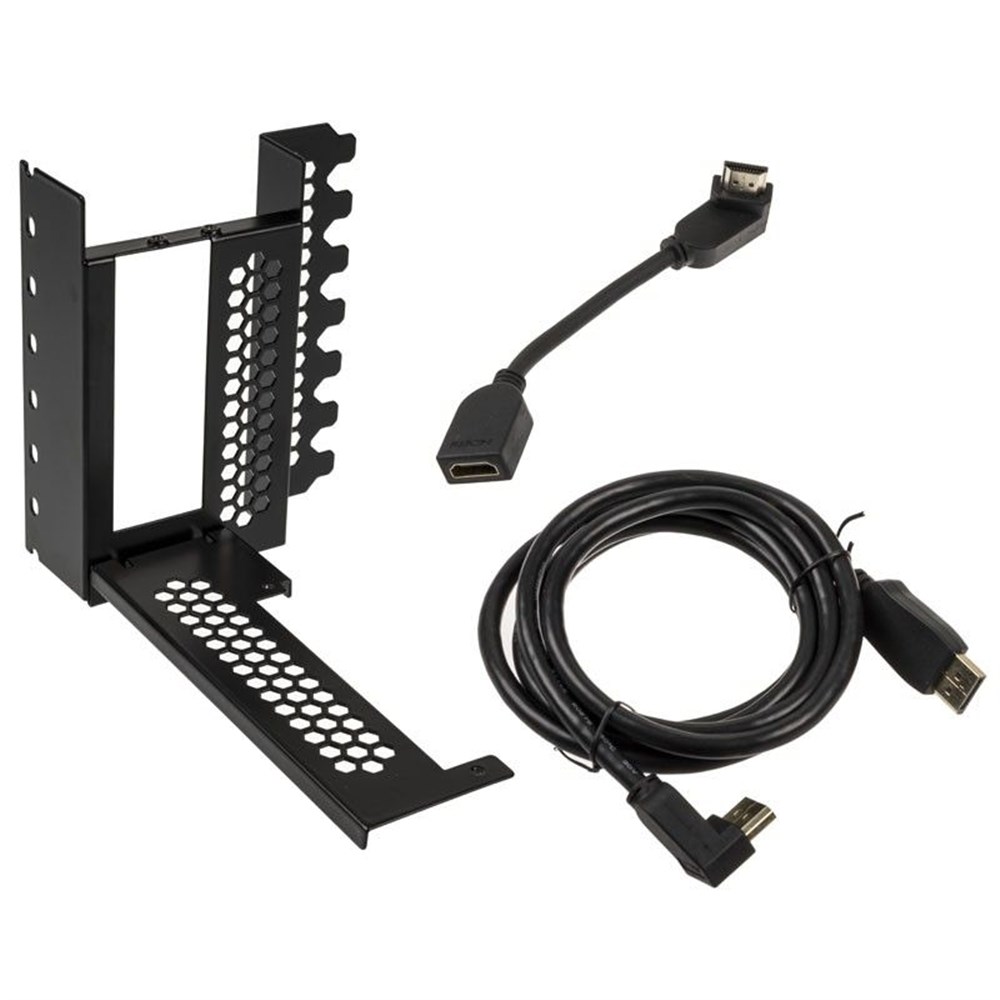 CableMod Vertical PCI-e Bracket – HDMI + DisplayPort – BLACK